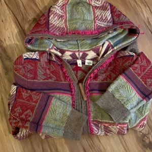 Moth brand, size s/p Boho hoodie